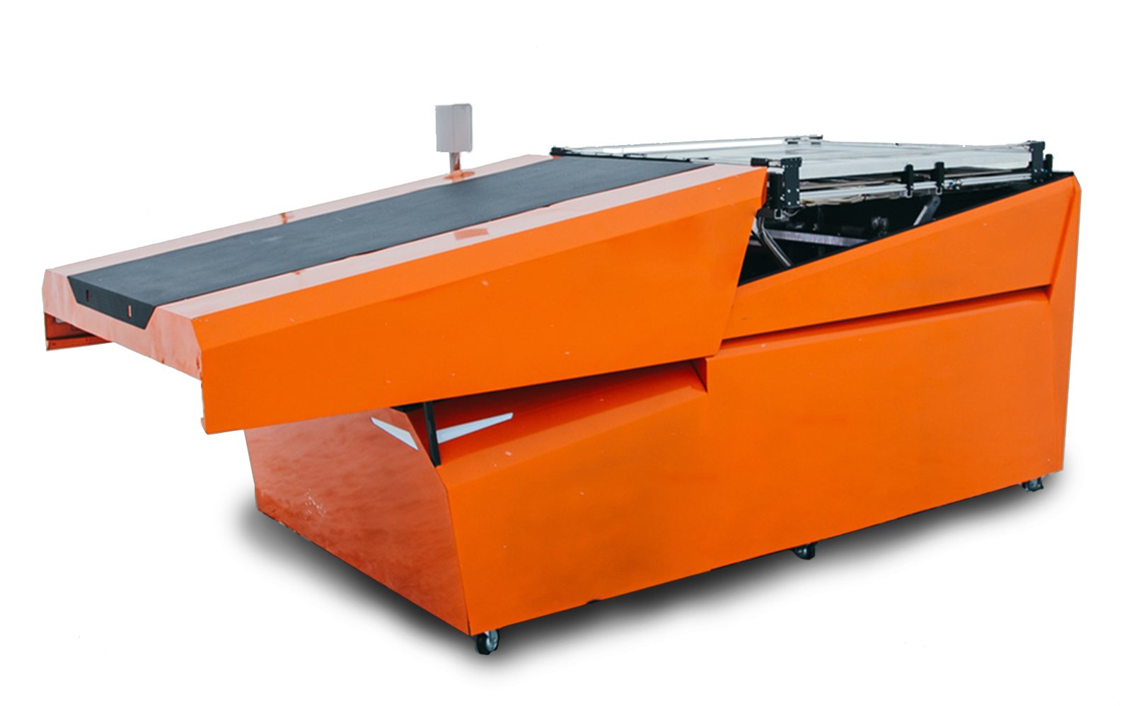 общий вид корпуса автономной станции drone docking цвет оранжевый